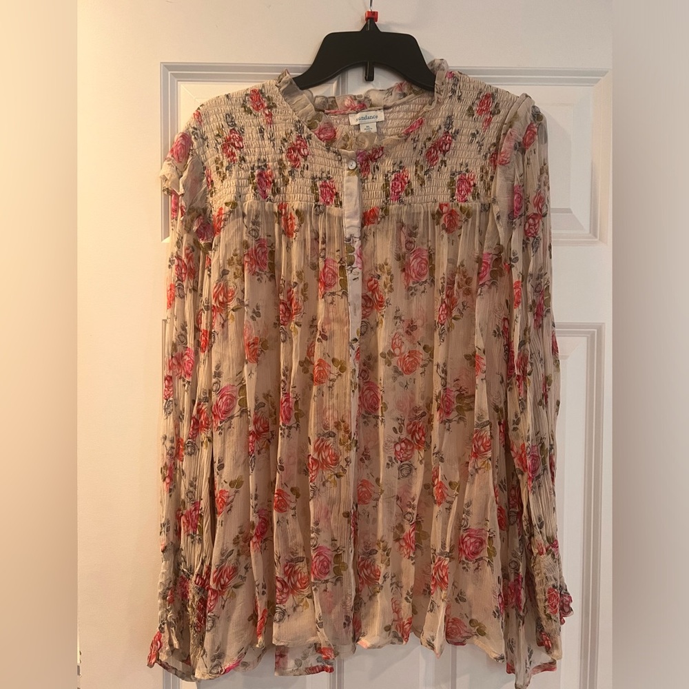Sundance floral blouse